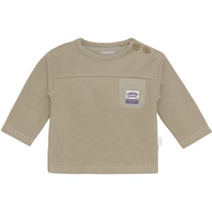 Noppies - Sala - Longsleeve - Khaki - GOTS-gecertificeerd Katoen