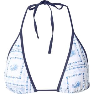 HOLLISTER Bikinitop  navy / lichtblauw / wit