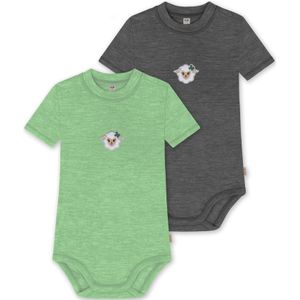 normani Rompertje/body 'Tihoi'  donkergrijs / groen