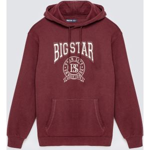 BIG STAR Sweatshirt 'ADAM'  donkerrood