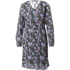 Soft Rebels Jurk 'Hazel'  donkergroen / lila / bessen