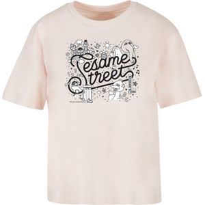 Shirt 'Sesame Street Collage Black & White'