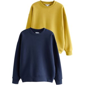 Next Sweatshirt  navy / geel