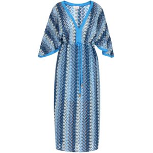 IZIA Zomerjurk  blauw / gemengde kleuren