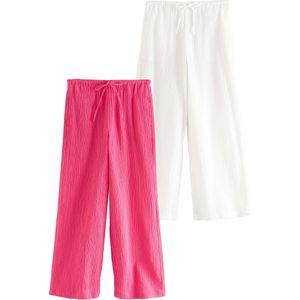 Next Broek  pink / wit