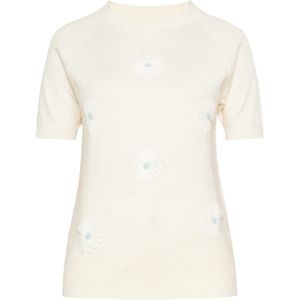 Gaya Trui 'Fashion Look'  beige / lichtblauw / wit