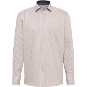 Eterna - Overhemd - Beige - MODERN FIT - Lange Mouwen - NON IRON