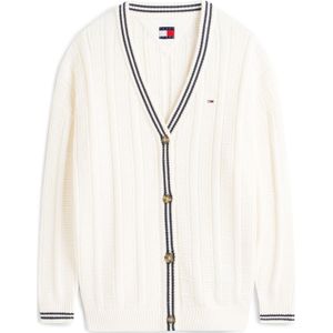 Tommy Jeans Gebreid vest  wit