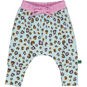Fred's World by GREEN COTTON Broek  lichtblauw / goudgeel / lichtroze / zwart