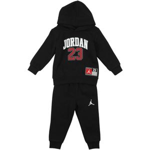 Jordan Joggingpak  donkergrijs / knalrood / zwart / wit