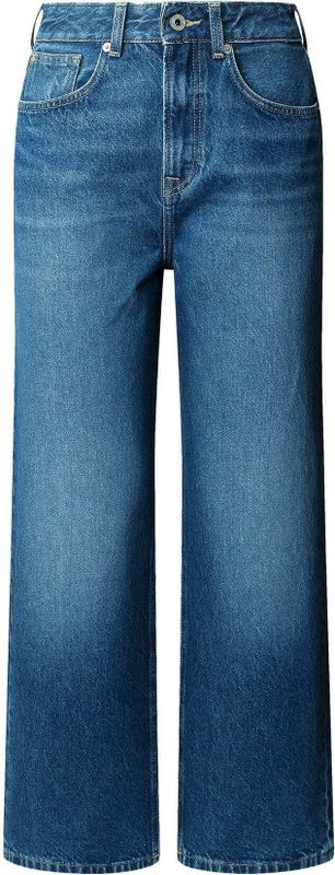 Pepe Jeans - Jeans - Blauw Denim - Wide Leg - High Waist