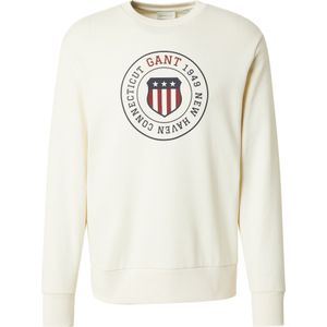 GANT Sweatshirt  crème / navy / robijnrood