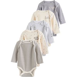 Next Rompertje/body  ecru / opaal / lichtblauw / donkergrijs