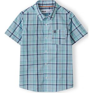 MINOTI Overhemd  navy / smoky blue / lichtblauw