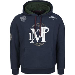 La Martina Sweatshirt 'MBF309'  donkerblauw