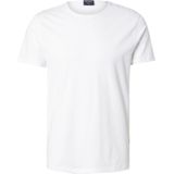OLYMP - Casual T-shirt - Wit - Katoenen Jersey