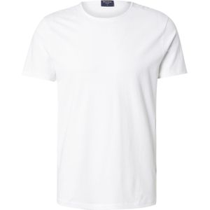 OLYMP - Casual T-shirt - Wit - Katoenen Jersey