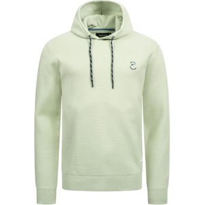INDICODE JEANS Sweatshirt 'Longview'  pastelgroen / zwart