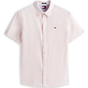 Tommy Jeans - Regular Fit - Vrijetijdsoverhemd - All-over Motief - Katoen en Linnen