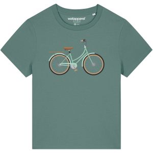 Watapparel Shirt 'Mint Bike'  groen / gemengde kleuren