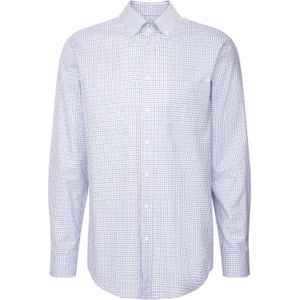 Seidensticker - Flanellen Overhemd - Zwart - Regular 1/1 Button-down Kraag Ruit