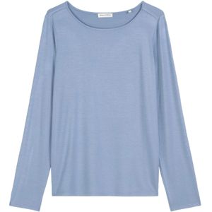 Marc O'Polo - Pyjamabovendeel - Effen - Relaxed Fit - Lange Mouwen - Modalmix