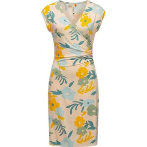 Ragwear Jurk 'Crupi'  beige / lichtblauw / mosterd / petrol