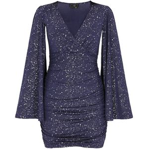 faina Cocktailjurk  navy / wit