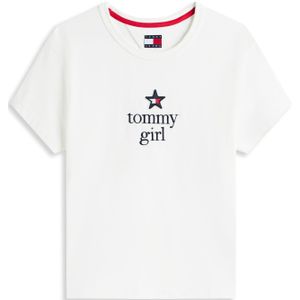 Tommy Jeans Shirt  navy / wit