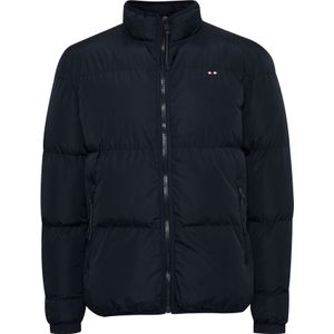 FQ1924 Winterjas 'Hugal'  navy / bloedrood / wit