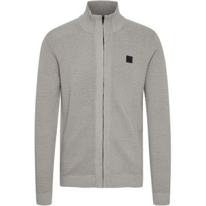 !Solid Gebreid vest 'Valencia'  grijs