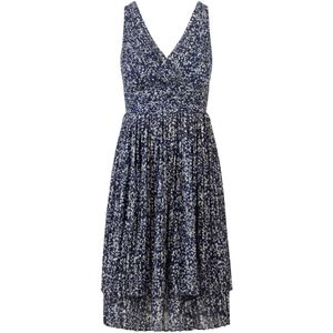 Kraimod Jurk  blauw / bruin / wit