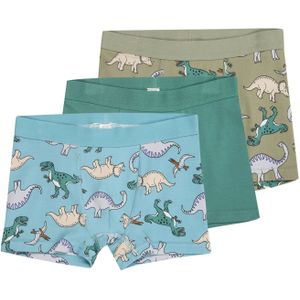 Lindex Onderbroek  turquoise / lichtblauw / olijfgroen / zwart / wit