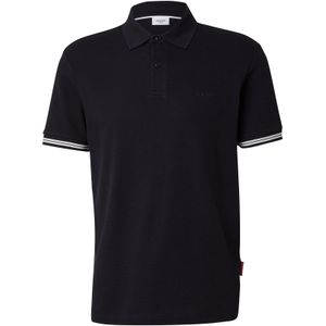 Poloshirt - Effen - Jersey - Kwartmouw - Normale Pasvorm
