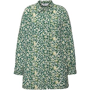 Studio Untold Blouse  geel / pasteelgeel / donkergroen