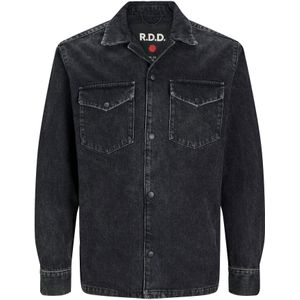 Jack & Jones - Overhemd - Black Denim - Lange Mouw - Regular Fit
