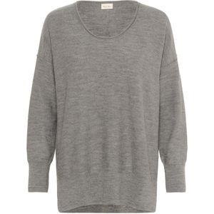 Part Two Trui 'Noura'  grijs gemêleerd