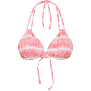 Look - Triangelbikini - Kreeft - Wit - Gewatteerd - Polyamide