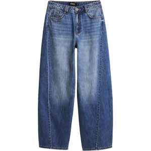 Desigual - Baggy Jeans - Effen - Lang - Collectie AW25