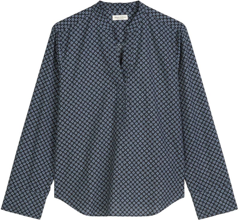 Regular fit tuniekblouse van puur katoen