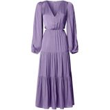 Pepe Jeans - PL953760 Ohanna - Jurk - Lila - Casual - Polyester - Lange Mouwen