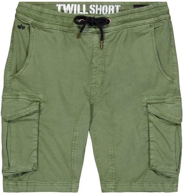 Alpha Industries - Cotton Twill Jogger Short - Groen - Katoen