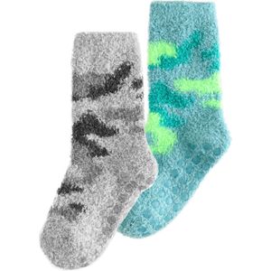 Next Sokken  grijs / donkergrijs / neongroen / donkergroen