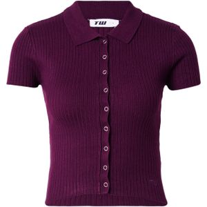 Tally Weijl Gebreid vest  donkerlila