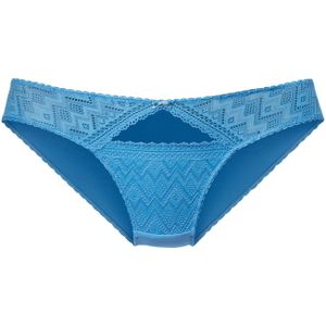 Bikinibroekje - Aquablauw - Katoen - Aansluitend