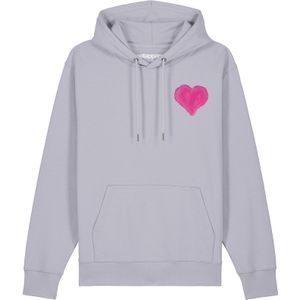 Watapparel Sweatshirt 'Pink Heart'  sering / lichtroze