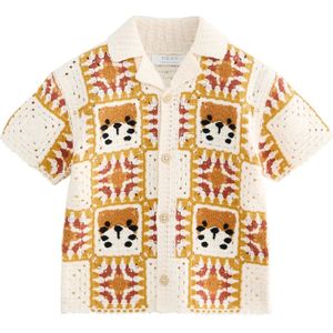 Next - Gebreid Vest - Lichtbeige - Knoopsluiting - Gerecycled Materiaal