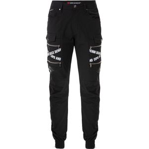 CIPO & BAXX Cargobroek  zwart / wit