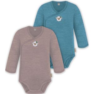 normani Rompertje/body  blauw / gemengde kleuren / rosa