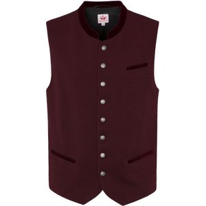 SPIETH & WENSKY Klederdracht gilet  wijnrood / zwart